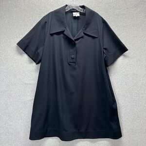 Tuckernuck Shirt Dress Womens XXL Black Collared Mini Midnight Scout Snap Button